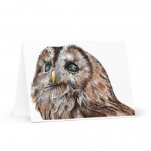 Tracey Parsons Owl greeting card