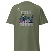 Team Pigeon "be nice to pigeons" t-shirt