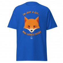 Men's classic tee "I'm just a guy who loves foxes"