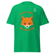 Classic tee "I'm just a girl who loves foxes"